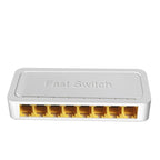 8 Port 10/100/1000Mbps MINI Ethernet Desktop Switch – Durable Build, Easy to Use Default Title