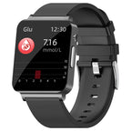 KS03 Smart Watch – 1.72" Screen, Blood Pressure Monitoring, Heart Rate Monitoring Black