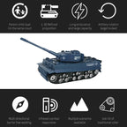 MoFun 369 Remote Control Tank 1:32 Four-way RC Vehicle, Blue, Green, Yellow