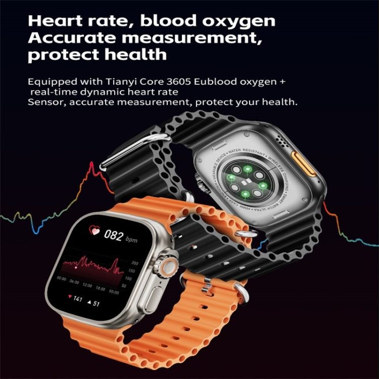 WS83 Smart Watch – 2.03" Screen, Blood Pressure Monitoring, Heart Rate Monitoring