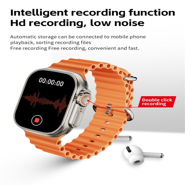 WS83 Smart Watch – 2.03" Screen, Blood Pressure Monitoring, Heart Rate Monitoring