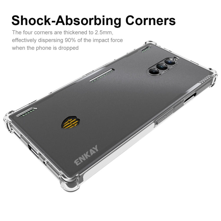 For ZTE Nubia Red Magic 8 Pro ENKAY Hat-Prince Clear TPU Shockproof Phone Case – Shockproof, TPU