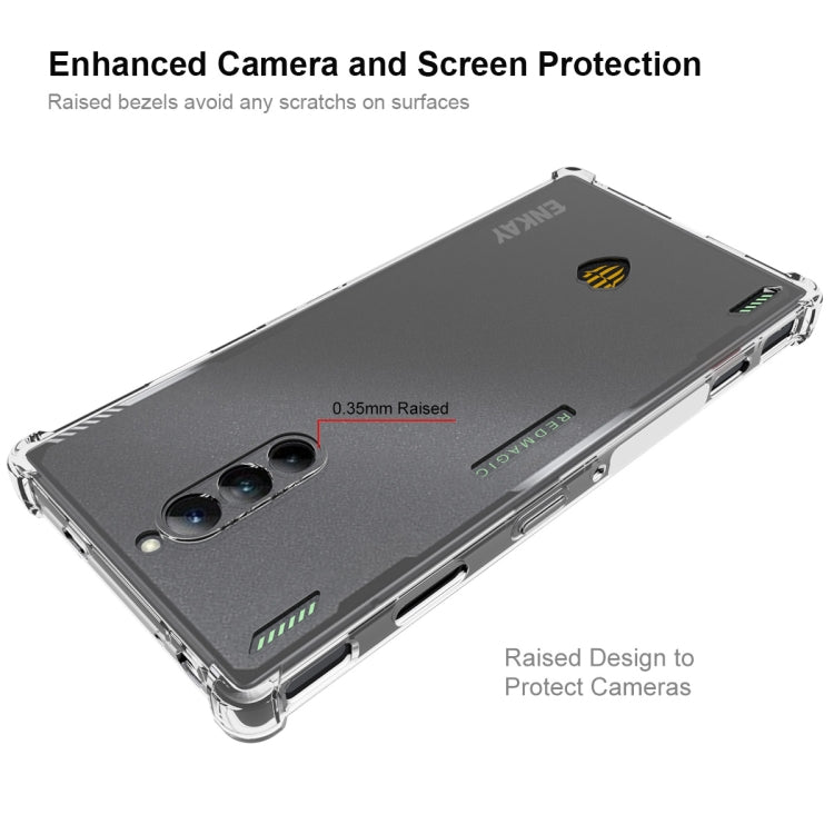 For ZTE Nubia Red Magic 8 Pro ENKAY Hat-Prince Clear TPU Shockproof Phone Case – Shockproof, TPU