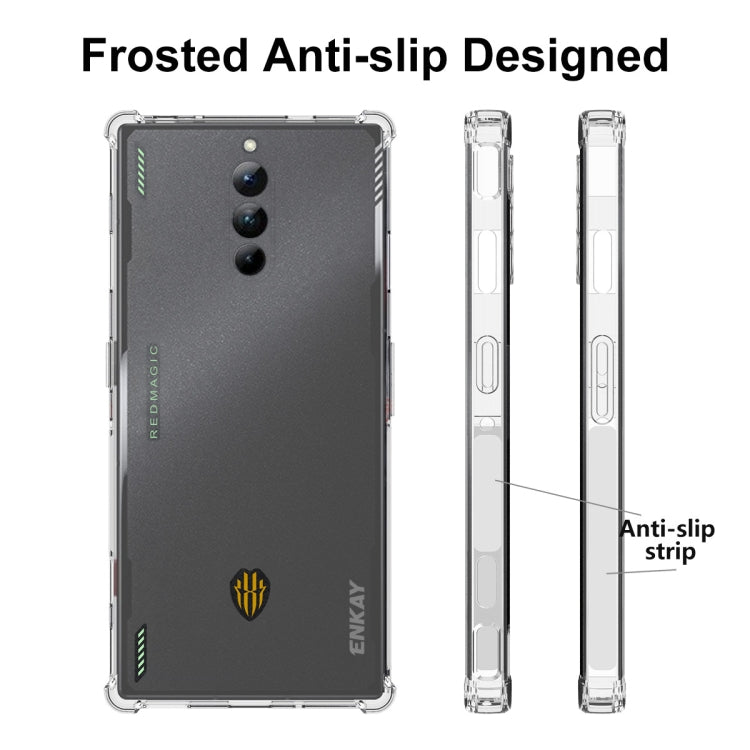 For ZTE Nubia Red Magic 8 Pro ENKAY Hat-Prince Clear TPU Shockproof Phone Case – Shockproof, TPU