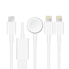 For Apple Watch Series & iPhone 3 in 1 Type-C Magnetic Charging Cable 4ft/1.2m, DS-XB019 DS-XB019