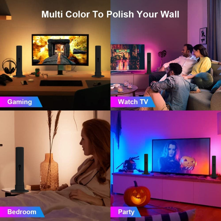 ZM-021 Music Sync LED Bar Ambient Light TV Tuya Desktop Atmosphere Lamp, LED Bar – Durable Build, Easy to Use