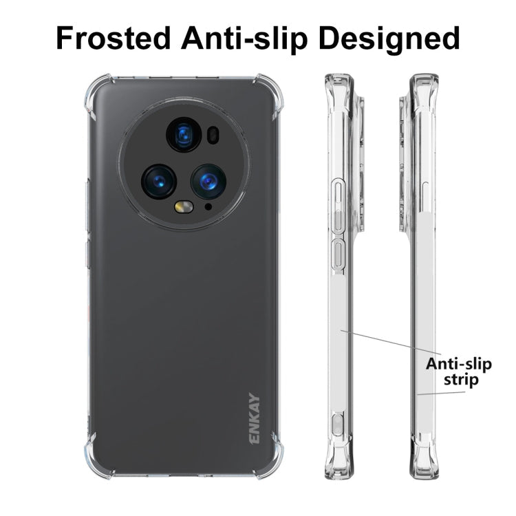 ENKAY Hat-Prince Clear TPU Shockproof Phone Case – Shockproof, TPU, For Honor Magic 5 Pro