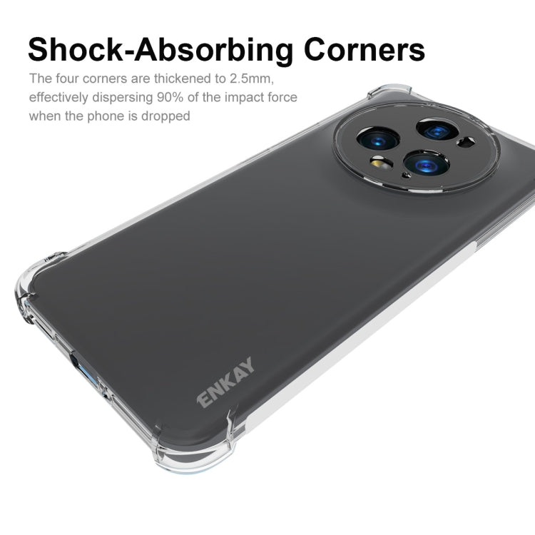 ENKAY Hat-Prince Clear TPU Shockproof Phone Case – Shockproof, TPU, For Honor Magic 5 Pro
