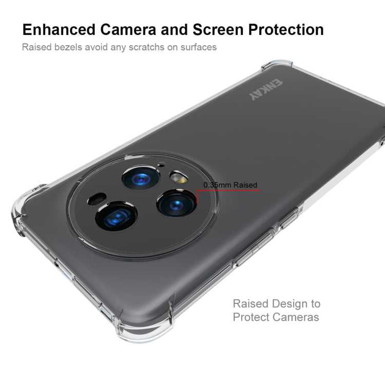 ENKAY Hat-Prince Clear TPU Shockproof Phone Case – Shockproof, TPU, For Honor Magic 5 Pro