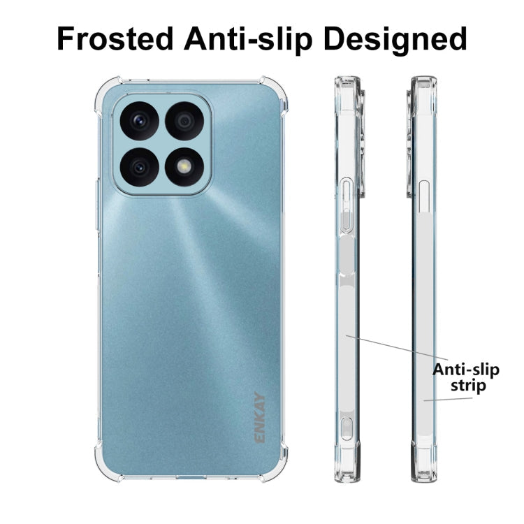 ENKAY Hat-Prince Clear TPU Shockproof Phone Case – Shockproof, TPU, For Honor X8A 4G Global
