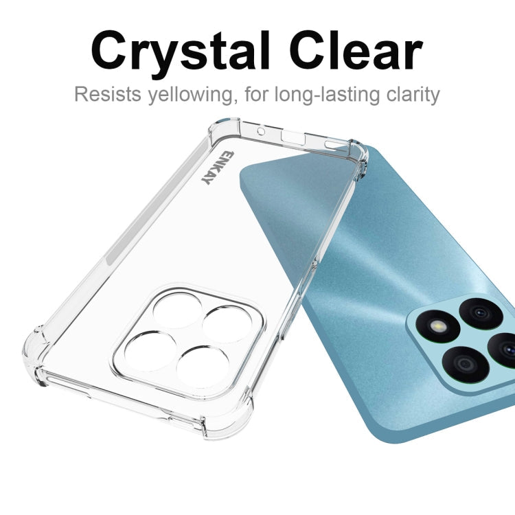 ENKAY Hat-Prince Clear TPU Shockproof Phone Case – Shockproof, TPU, For Honor X8A 4G Global