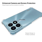 ENKAY Hat-Prince Clear TPU Shockproof Phone Case – Shockproof, TPU, For Honor X8A 4G Global