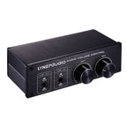 2 In and 2 Out Switcher Volume Controller, RCA signal switches to XLR balanced signal and no need for power supply. It provides RCA and XLR interfaces, independent L/R channel volume adjustment, which is suitable for devices with volume adjustment need Default Title