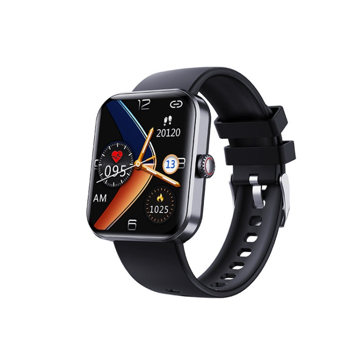 F57L Smart Watch – 1.91" Screen, Blood Pressure Monitoring, Heart Rate Monitoring Black