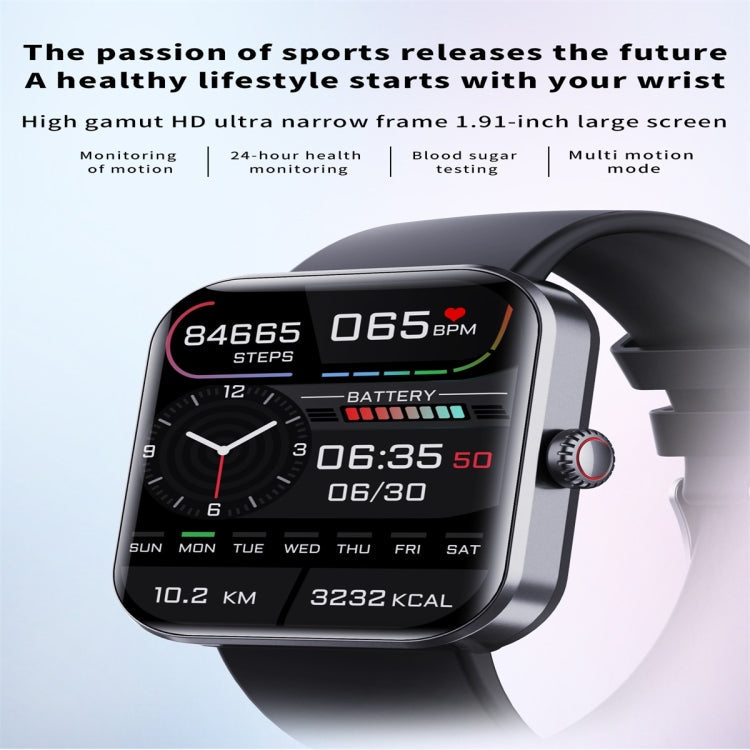 F57L Smart Watch – 1.91" Screen, Blood Pressure Monitoring, Heart Rate Monitoring