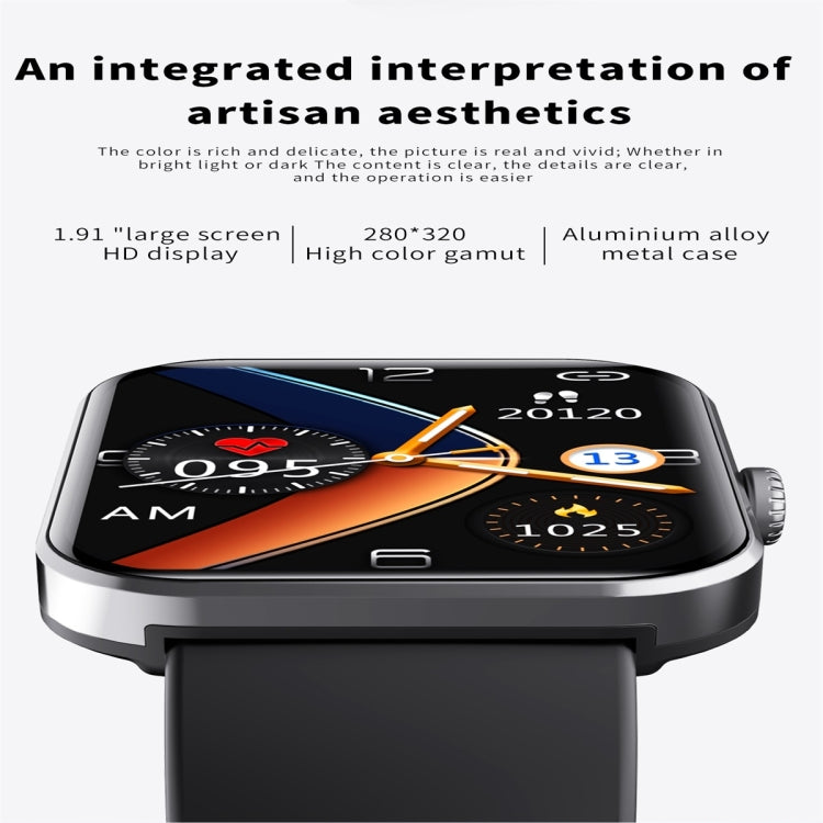 F57L Smart Watch – 1.91" Screen, Blood Pressure Monitoring, Heart Rate Monitoring