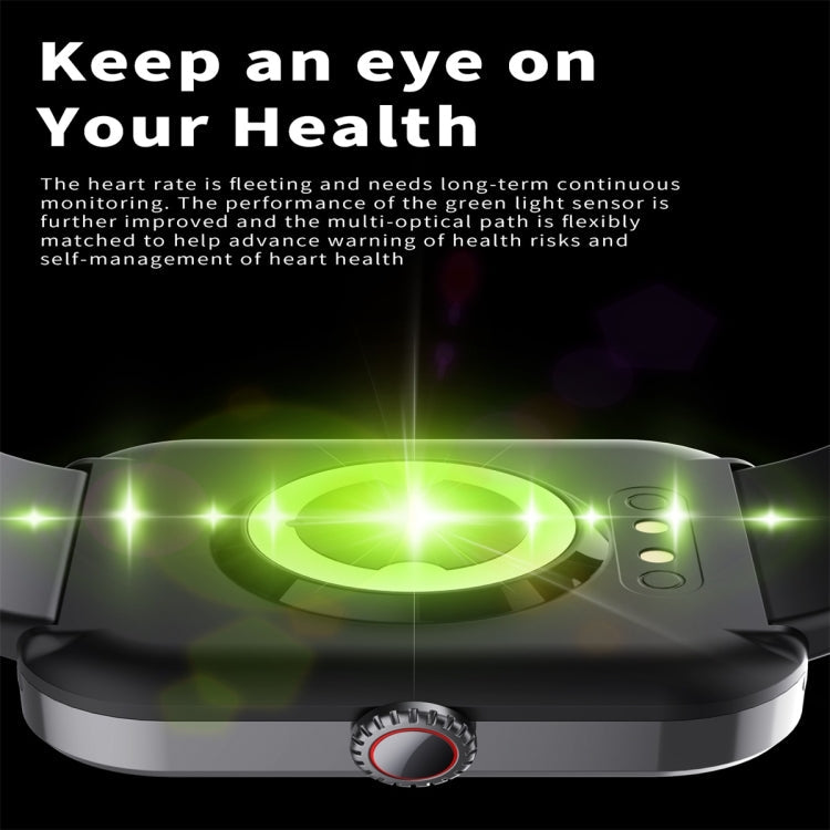 F57L Smart Watch – 1.91" Screen, Blood Pressure Monitoring, Heart Rate Monitoring