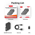 Keyboard & Mouse Converter – 7 in 1 Video Game Converter Keyboard Mouse Converter Shooting Game...