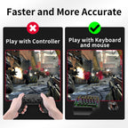 Keyboard & Mouse Converter – 7 in 1 Video Game Converter Keyboard Mouse Converter Shooting Game...