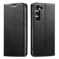 Suteni Calf Texture Horizontal Flip Leather Phone Case, For Samsung Galaxy S24 Ultra 5G, For Samsung Galaxy S24+ 5G, For Samsung Galaxy S24 5G, For Samsung Galaxy S23 Ultra 5G, For Samsung Galaxy S23+ 5G, For Samsung Galaxy S23 5G For Samsung Galaxy S24 Ultra 5G Black