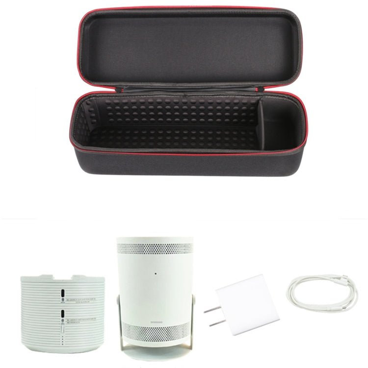 For Samsung Freestyle Portable Handheld Projector Storage Bag Battery Dock Storage Box, Storage Bag Storage Bag