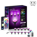 CP01 Outdoor WIFI Smart APP Control Garden Lamp Music Sync Outdoor Ground Lights, US Plug, EU Plug US Plug