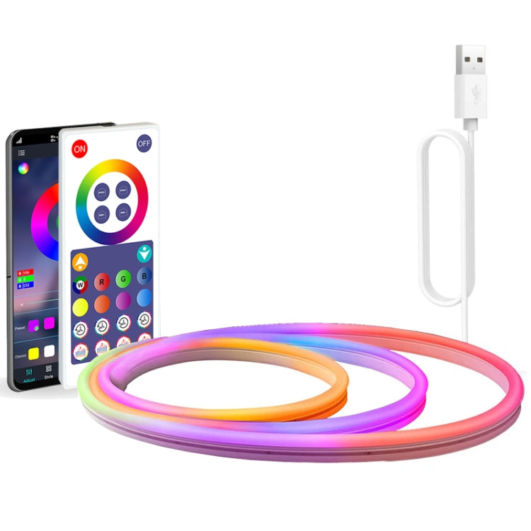 NH021 Waterproof 3m TUYA WIFI Music Sync RGB Neon Rope Light, NH021 NH021