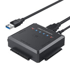 USB3.0 to SATA or IDE Hard Drive Adapter Converter With Clone Function – Aluminum Alloy, TPU Default Title