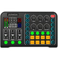 M6 Live Sound Card Multifunctional Wireless Voice Changer Broadcast Mixer, M6 M6