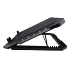 S900 Dual USB Ports Adjustable Height RGB Laptop Cooling Pad Stand, S900 – Non-slip