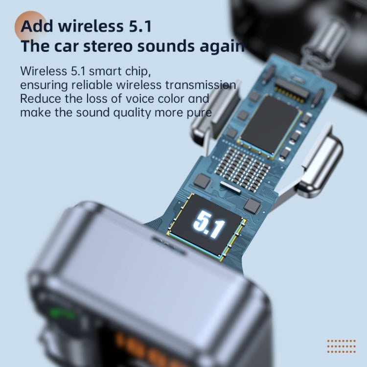 T16 MP3 Player Fast Charger Wireless Bluetooth 5.1 FM Transmitter Hands Free Car Kit, T16 Bluetooth 5.1 – Fast Charging, Bluetooth