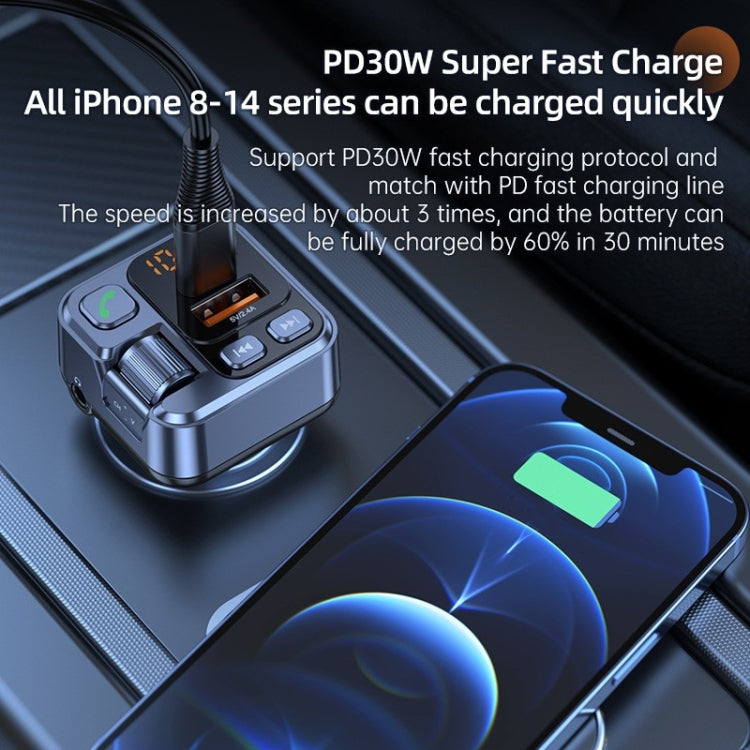 T16 MP3 Player Fast Charger Wireless Bluetooth 5.1 FM Transmitter Hands Free Car Kit, T16 Bluetooth 5.1 – Fast Charging, Bluetooth