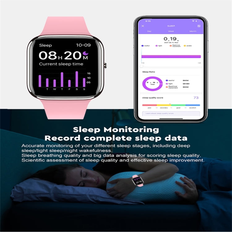 Y9 Smart Watch – 1.85" Screen, Blood Pressure Monitoring, Heart Rate Monitoring