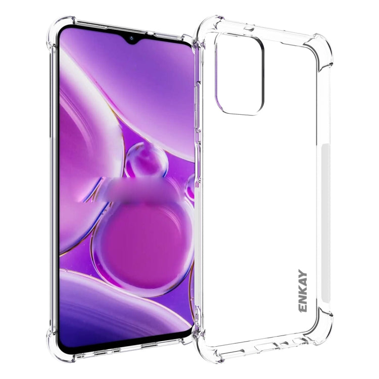 ENKAY Clear TPU Shockproof Anti-slip Phone Case – Shockproof, TPU, For Nokia C300 4G, For Nokia G42 5G, For Nokia C12 4G, For Nokia C22 4G, For Nokia C110 4G, For Nokia XR21 5G, For Nokia C32 4G For Nokia G42 5G
