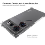 ENKAY Clear TPU Shockproof Anti-slip Phone Case – Shockproof, TPU, For ZTE Nubia Z50 Ultra 5G