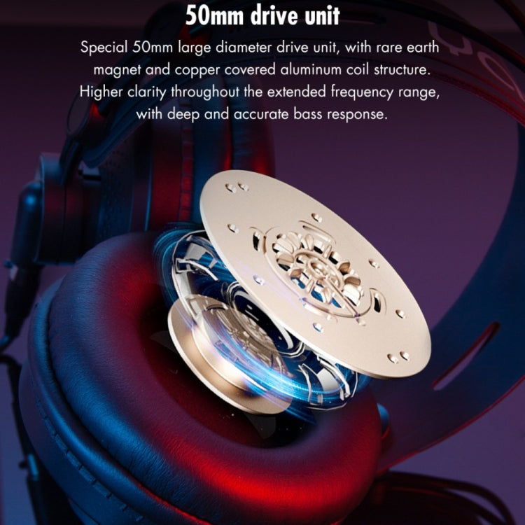 Yanmai D68-A Foldable Lightweight Recording Monitor Headphone – Leather