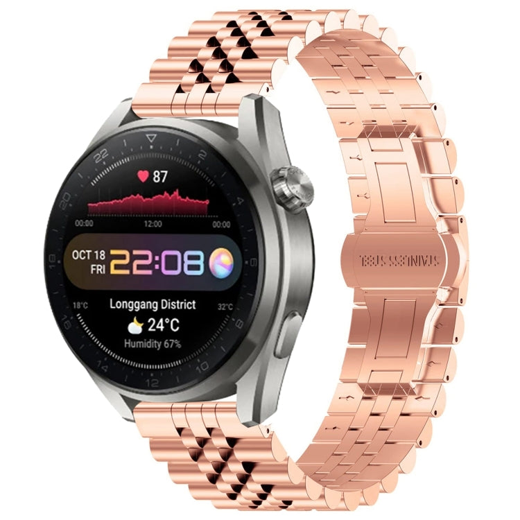 Watch Band – Stainless Steel (Huawei Watch GT3 SE) For Huawei Watch3 Pro New Rose Gold