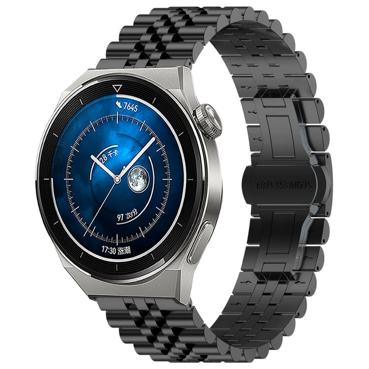 Watch Band – Stainless Steel (46mm) For Huawei Watch GT3 Pro 46mm Black