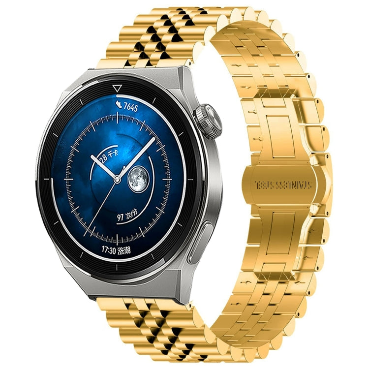 Watch Band – Stainless Steel (46mm) For Huawei Watch GT3 Pro 46mm Gold