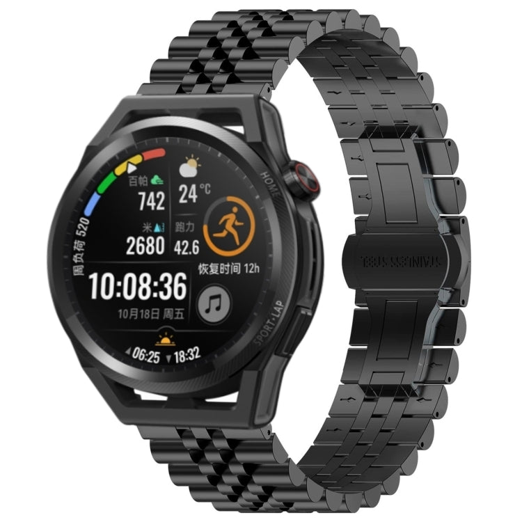 Watch Band – Stainless Steel (46mm) For Huawei Watch GT Runner Black
