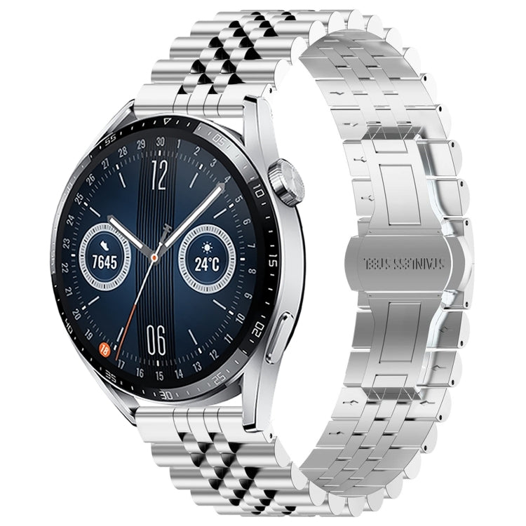 Watch Band – Stainless Steel (46mm) For Huawei Watch GT3 46mm Silver