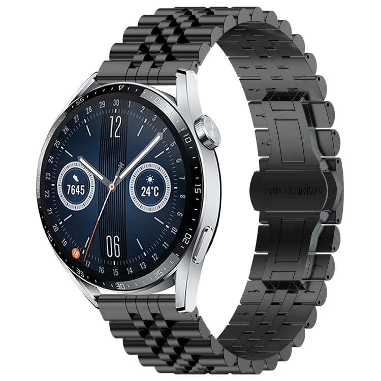 Watch Band – Stainless Steel (46mm) For Huawei Watch GT3 46mm Black