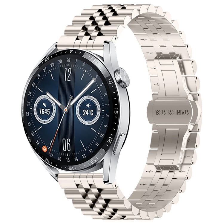 Watch Band – Stainless Steel (46mm) For Huawei Watch GT3 46mm Starlight Color