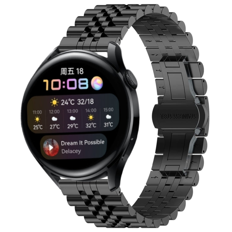 Watch Band – Stainless Steel (42mm) For Huawei Watch 3 3 Pro Black