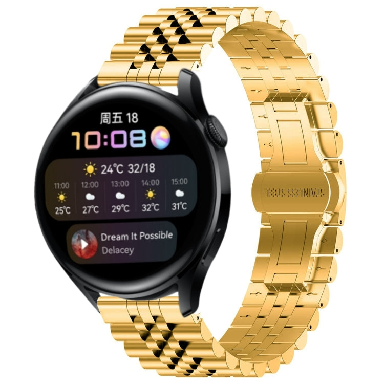 Watch Band – Stainless Steel (42mm) For Huawei Watch 3 3 Pro Gold