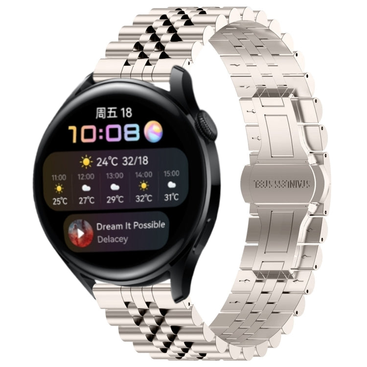 Watch Band – Stainless Steel (42mm) For Huawei Watch 3 3 Pro Starlight Color