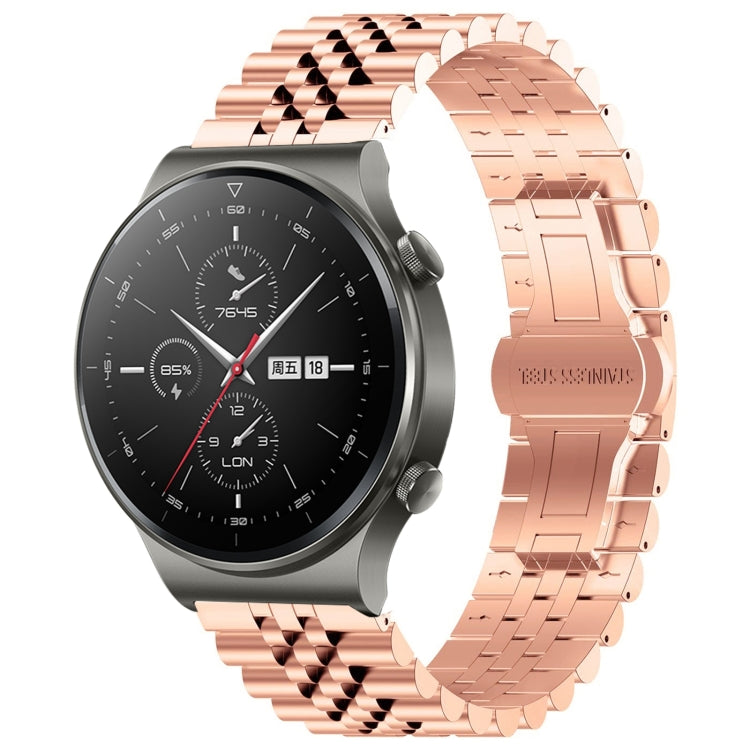 Watch Band – Stainless Steel (42mm) For Huawei Watch GT2 Pro GT 2e Rose Gold