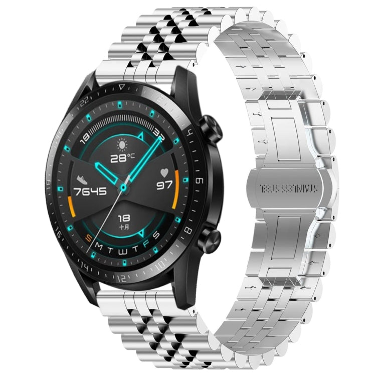Watch Band – Stainless Steel (42mm) For Huawei Watch GT 42mm 46mm GT2 46mm Silver
