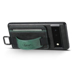 Suteni H13 Card Wallet Wrist Strap Holder PU Phone Case – Leather, For Googel Pixel 6, For Googel Pixel 6 Pro, For Googel Pixel 6a, For Googel Pixel 7 5G, For Googel Pixel 7 Pro 5G, For Googel Pixel 7a