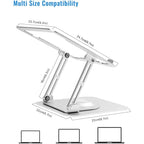 D147 Foldable 360 Degree Rotating Laptop Lifting Bracket Aluminum Alloy Notebook Desktop Stand, D147 – Aluminum Alloy